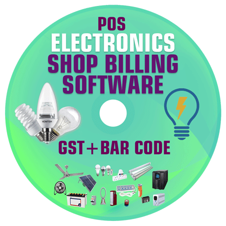 Electronics Store Management Software (GST) POS and Billing System