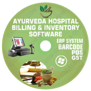 Ayurveda Hospital Management Software (GST) with ERP & POS System