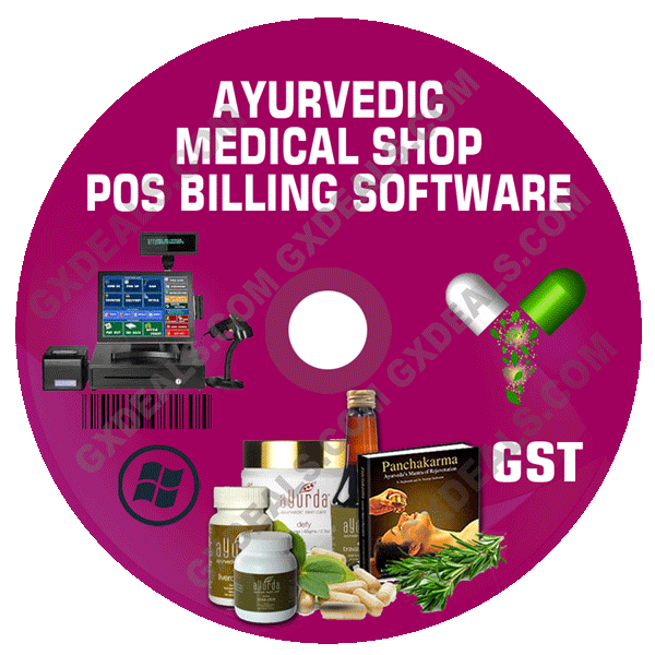 Ayurveda Billing Software for Medical Store (GST) with Advanced Featuresoftware ( GST )