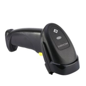 Everycom 1D Single Line Handheld Laser Barcode Scanner - Black